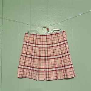 COPY No boundaries plaid pink skirt,green plaid skirt (2 skirts)